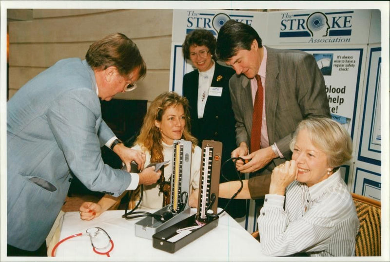 Stroke: know youre blood preasure. - Vintage Photograph