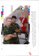 Gulf War: Gulf Airbase. - Vintage Photograph