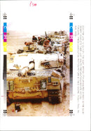 Gulf War:British 7th Armoured Division. - Vintage Photograph