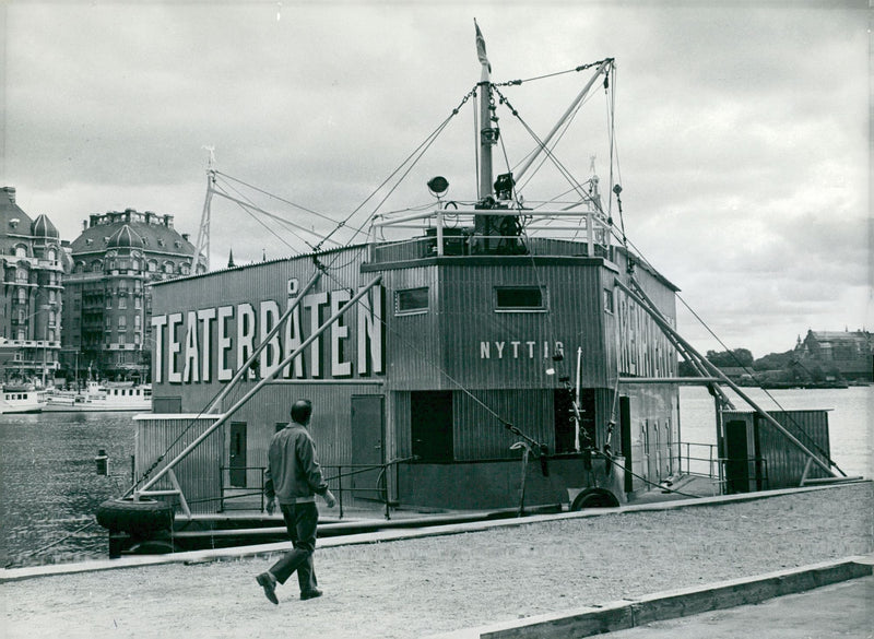 Arena Theater Boat "Useful" - Vintage Photograph