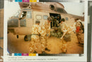 Iraq UN War British Army:Cosivac Helicopter. - Vintage Photograph