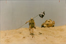 Iraq UN War British Army:a soldier of a royal Scots. - Vintage Photograph