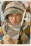 Iraq UN War British Army: - Vintage Photograph