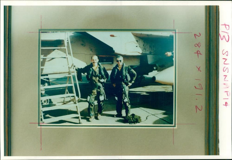 Allied pensonel:garry lennox and kevin weeks. - Vintage Photograph