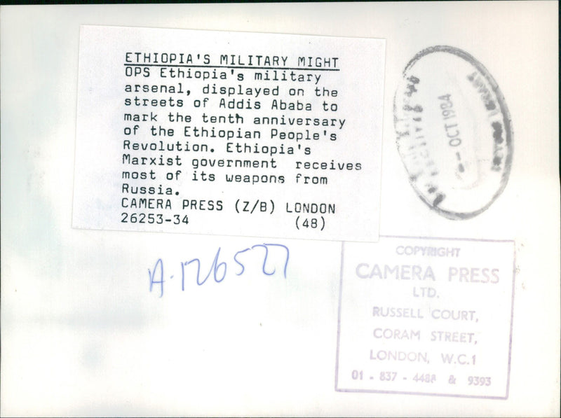 Ethiopia's military might. - Vintage Photograph