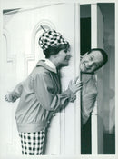 Lill-Babs and Carl-Gustaf Lindstedt in the musical "Calle P" at Chinateatern - Vintage Photograph
