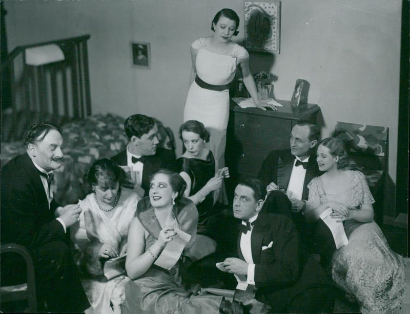 Scene from "Bizarr music" at Blancheteater - Vintage Photograph