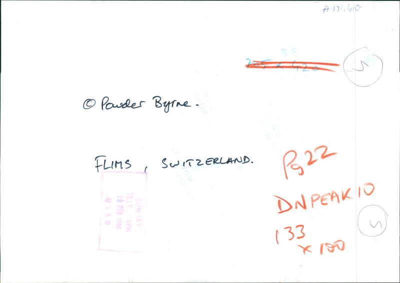 Films, Switzerland. - Vintage Photograph