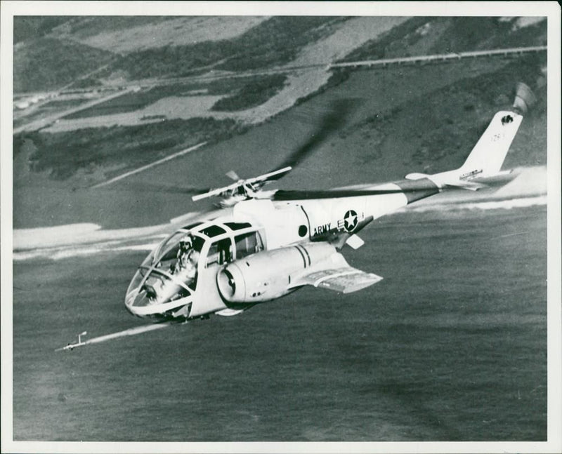 Lockheed Martin Helicopter - Vintage Photograph