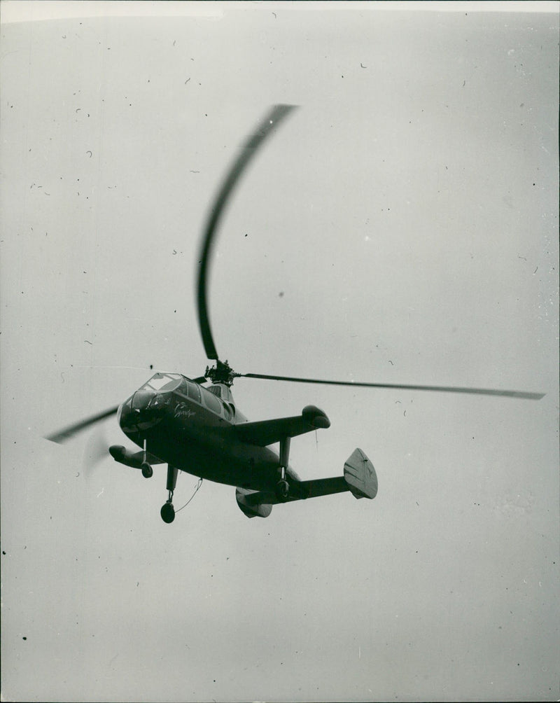 Aircraft Helicopter Gyrodine - Vintage Photograph