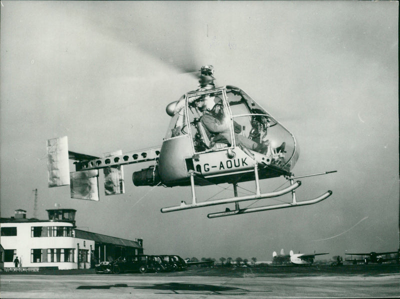 Fairey Ultra-light Helicopter - Vintage Photograph