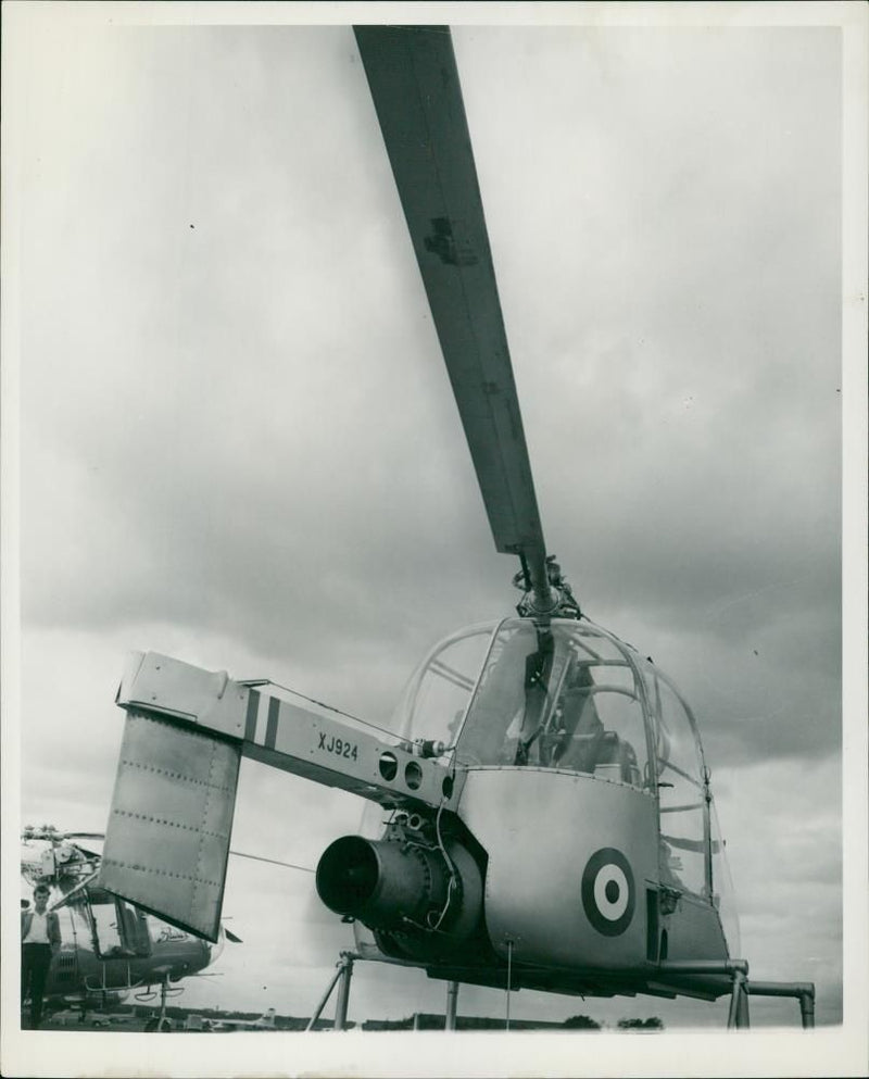 Fairey Ultra-light Helicopter - Vintage Photograph