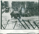Algeria Riots:a french armoured unit. - Vintage Photograph