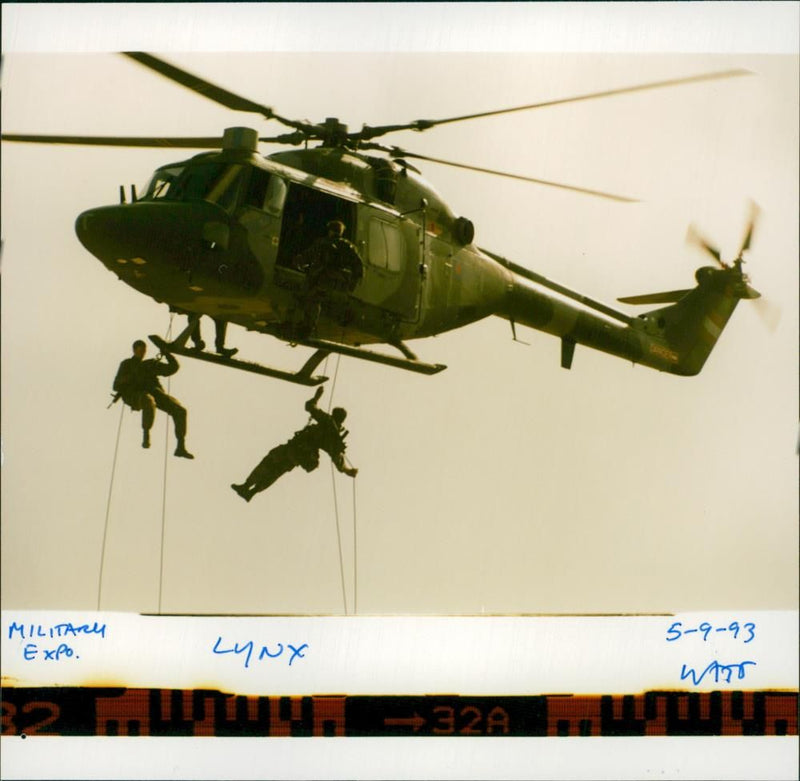 Lynx helicopter: - Vintage Photograph