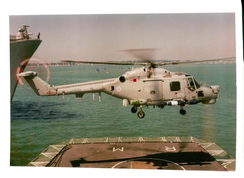 Lynx helicopter: - Vintage Photograph