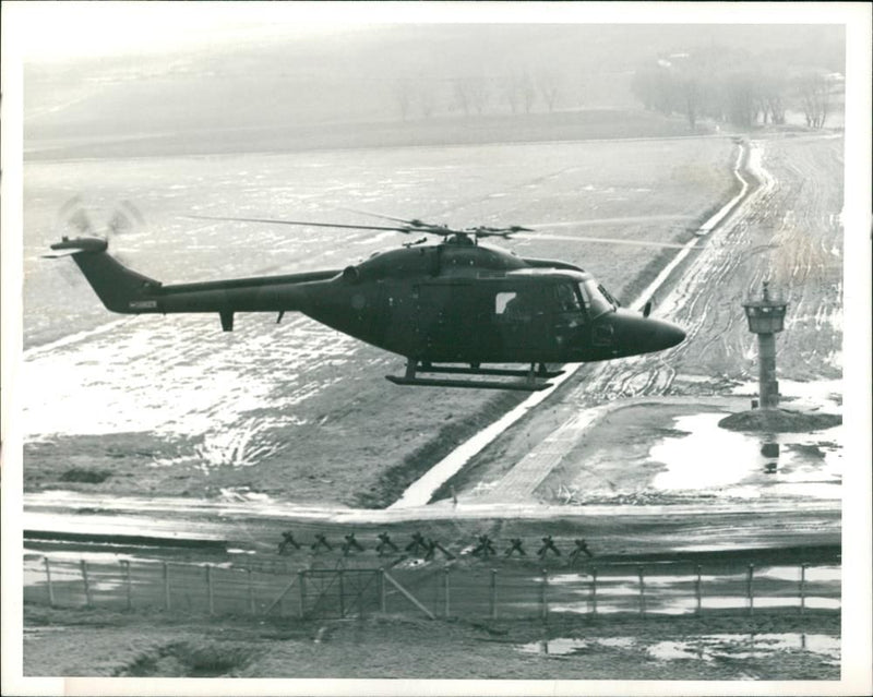 Lynx helicopter: - Vintage Photograph