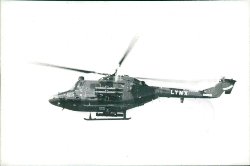 Lynx helicopter: - Vintage Photograph