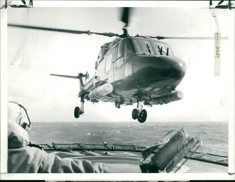 Lynx helicopter:popular but not very profitable mate. - Vintage Photograph