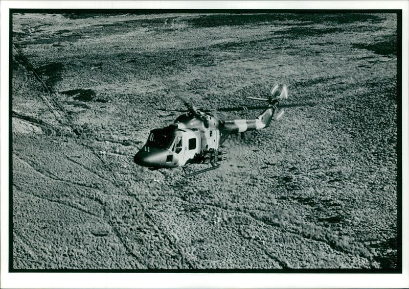 Lynx helicopter: - Vintage Photograph