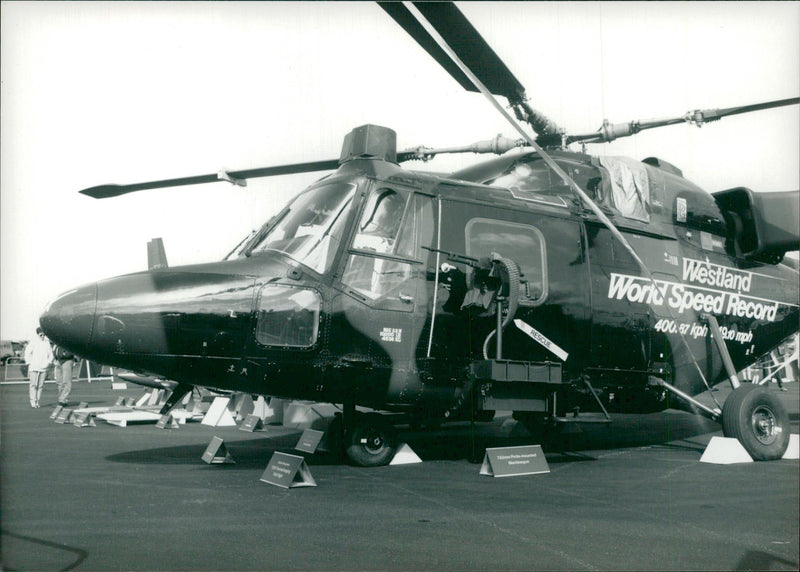 Lynx helicopter: - Vintage Photograph