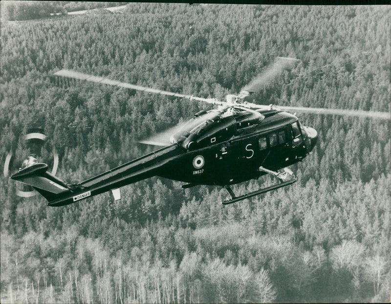 Lynx helicopter: - Vintage Photograph