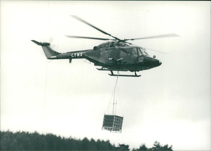 Lynx helicopter: - Vintage Photograph