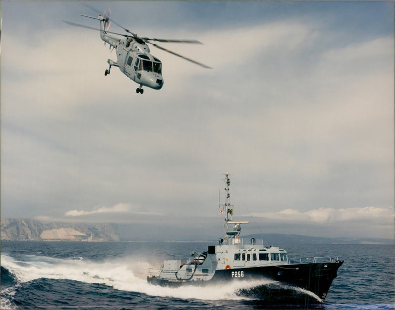 Lynx helicopter:one of the photographs from the winning portfolio. - Vintage Photograph