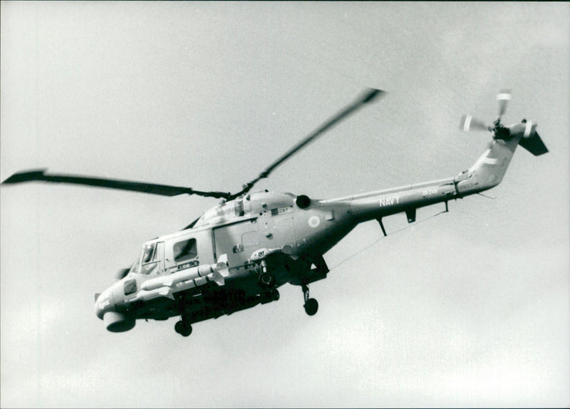 Lynx helicopter: - Vintage Photograph