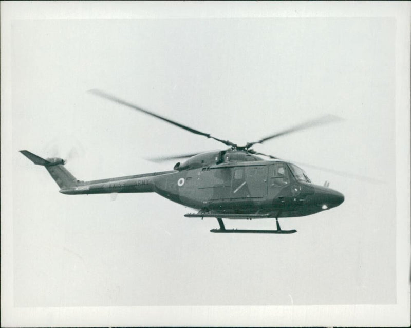 Lynx helicopter: - Vintage Photograph