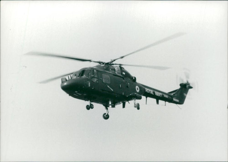 Lynx helicopter: - Vintage Photograph