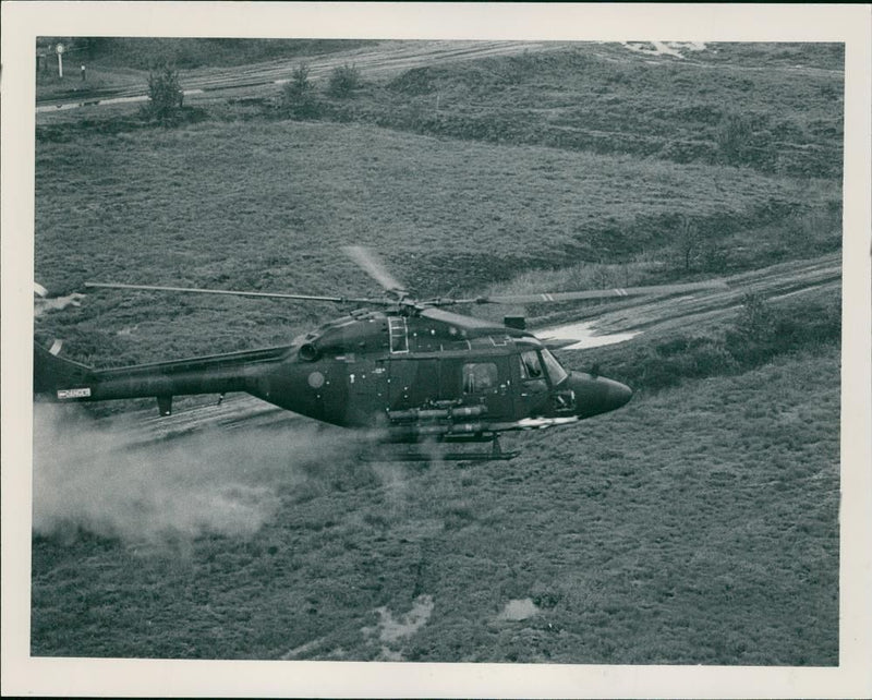 Lynx helicopter: - Vintage Photograph