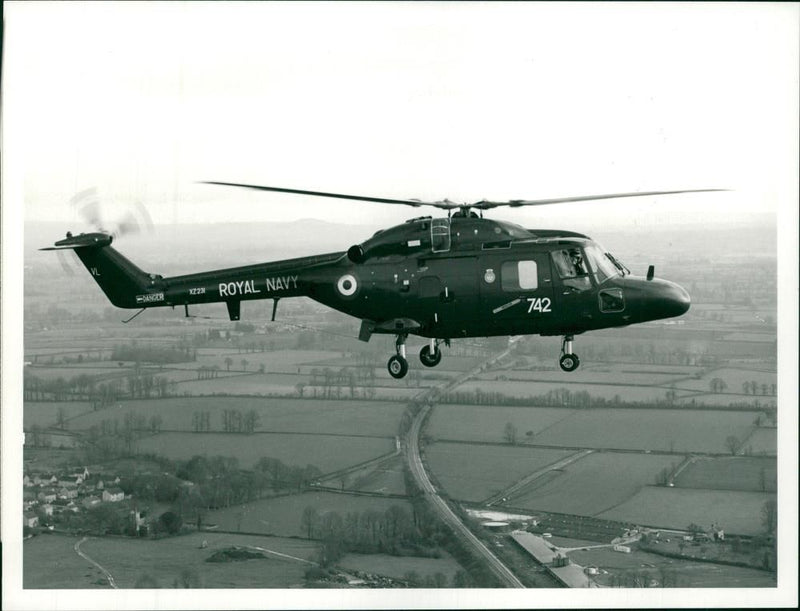 Lynx helicopter: - Vintage Photograph