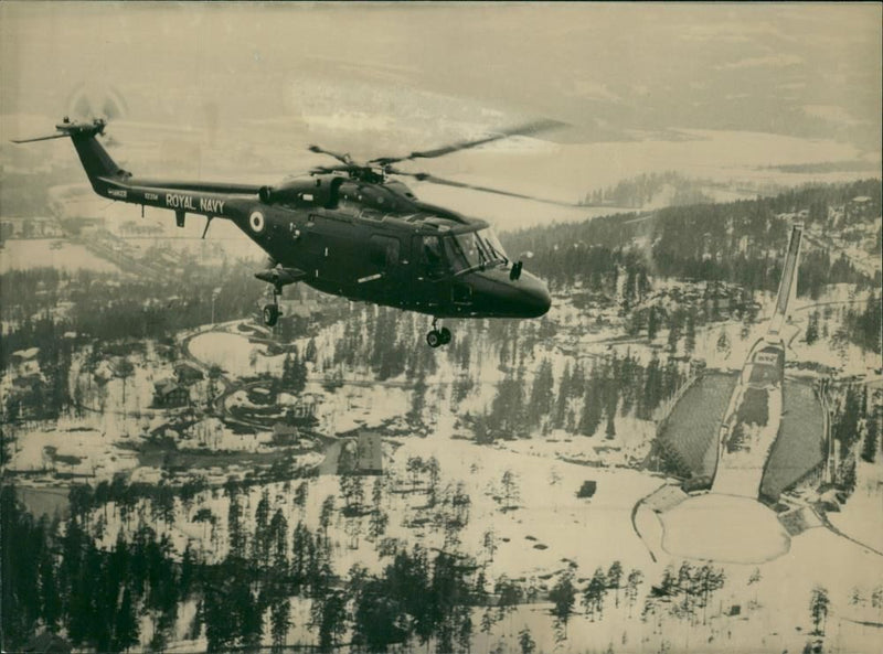 Lynx helicopter: - Vintage Photograph