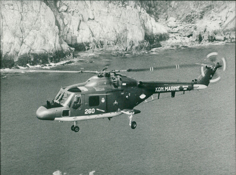 Lynx helicopter: - Vintage Photograph