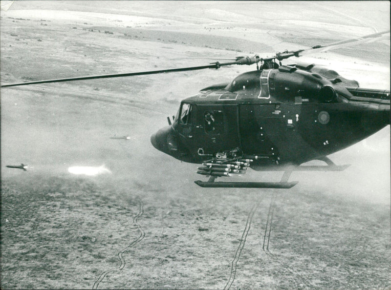 Lynx helicopter: - Vintage Photograph