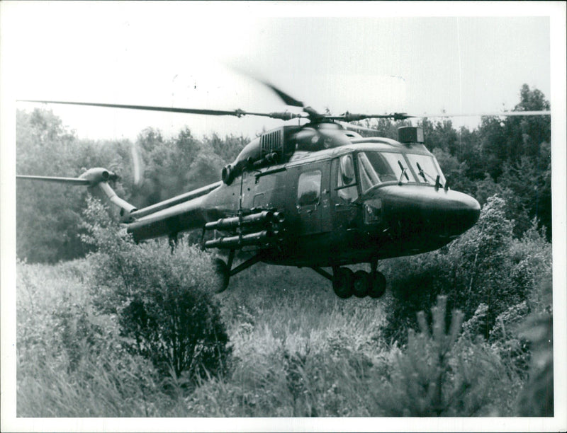 Lynx helicopter: - Vintage Photograph