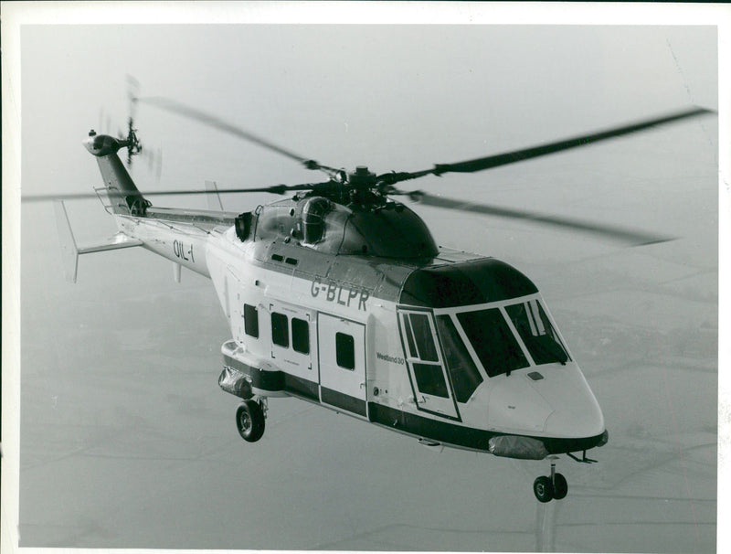 Lynx helicopter:westland 30-160 is highly capable. - Vintage Photograph