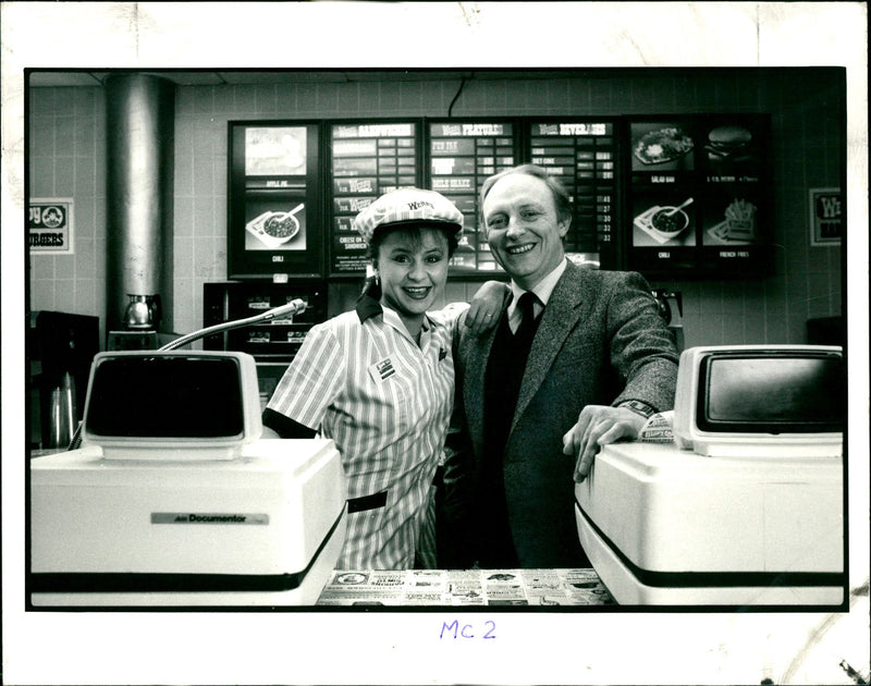 Mr. Neil Kinnock and Tracey Ullman. - Vintage Photograph