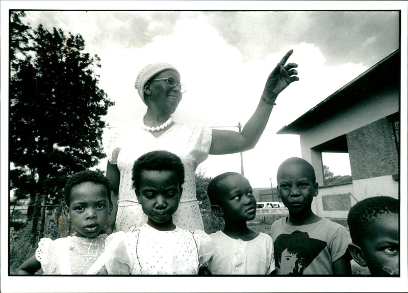 Evelyn Mandela, ex-wife of Nelson Mandela - Vintage Photograph