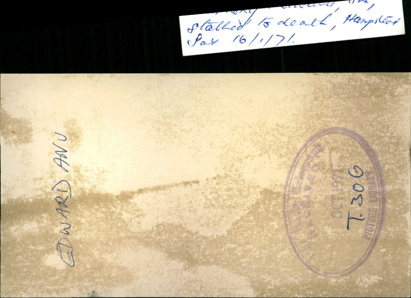 Murdered And Missing Person 1971: - Vintage Photograph