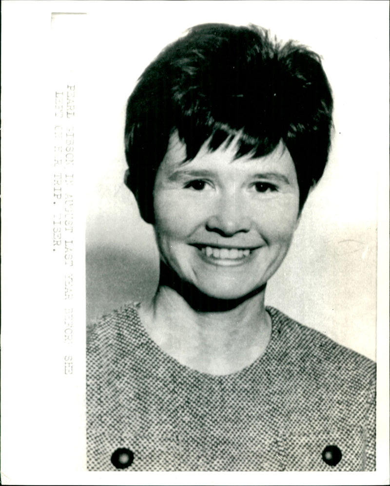 Murdered And Missing Person 1971:Pearl Sandra. - Vintage Photograph