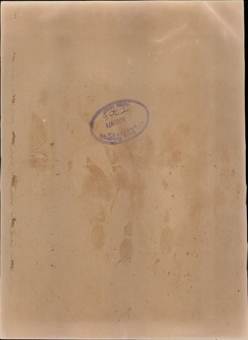 Murdered And Missing Person 1971: - Vintage Photograph