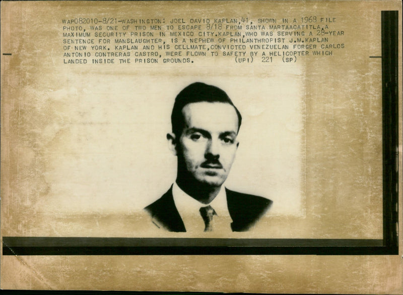 Murdered And Missing Person 1971: - Vintage Photograph