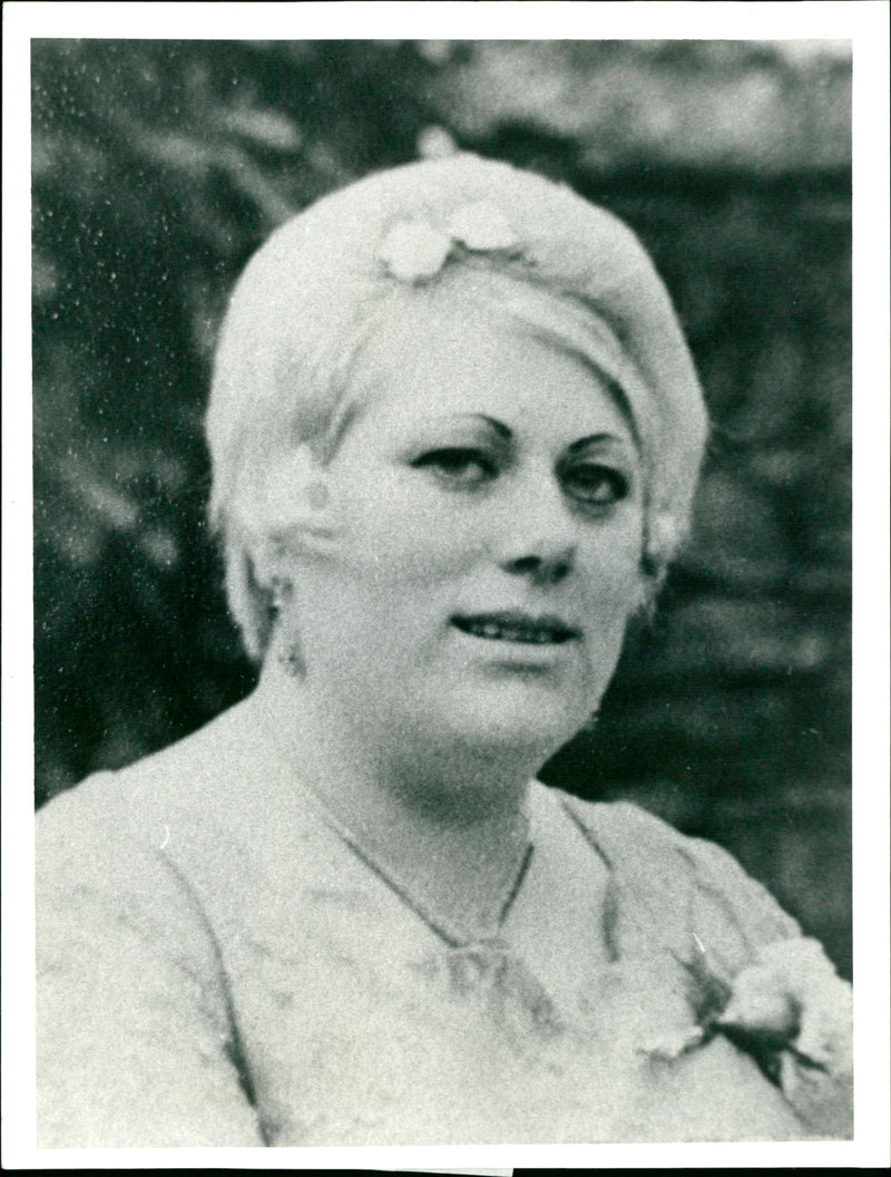Murdered And Missing Person 1971:Mrs Evelyn Crane. - Vintage Photograph