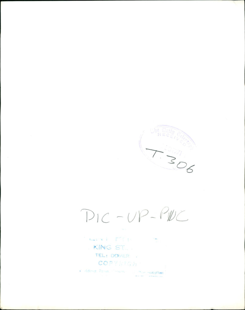 Murdered And Missing Person 1971: - Vintage Photograph