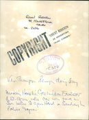 Murdered And Missing Person 1971:Ken Thompson. - Vintage Photograph