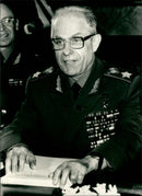 Sergey Akhromeyev Political figure. - Vintage Photograph