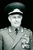 Sergey Akhromeyev Political figure. - Vintage Photograph