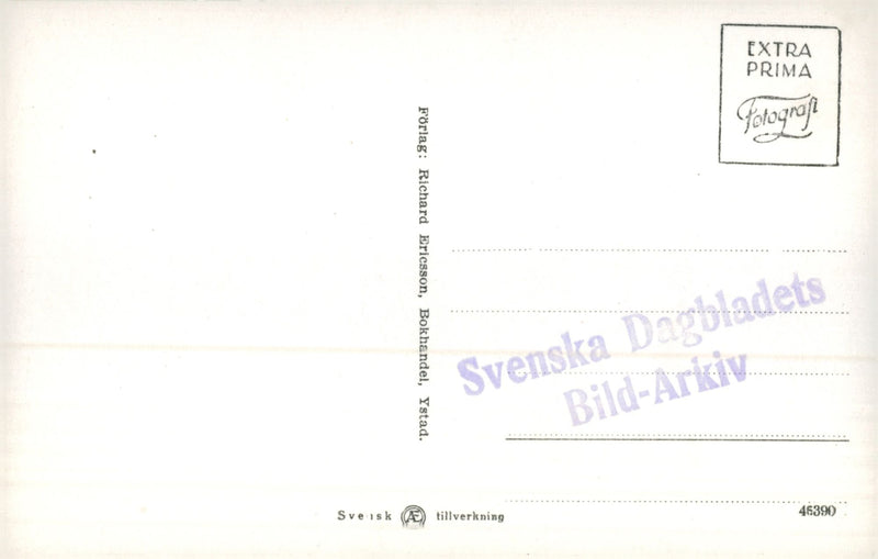 Ystad. S.T.F's Hostel - Postcard - Vintage Photograph