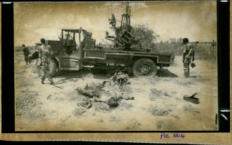 Ethiopia-Somali War. - Vintage Photograph